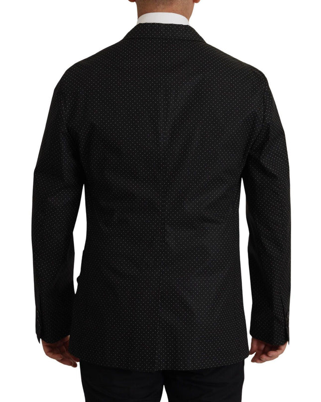 Dolce & Gabbana Gepunkteter schlanker Zweireiher-Blazer