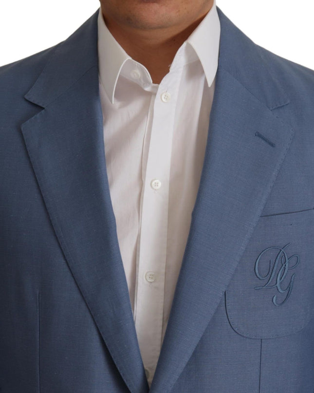Dolce & Gabbana Elegantes einreihiges Leinenjackett