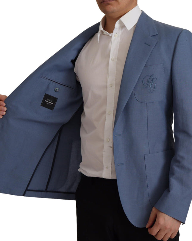 Dolce & Gabbana Elegantes einreihiges Leinenjackett