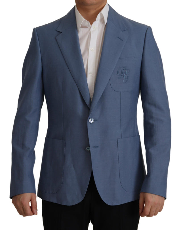 Dolce & Gabbana Elegantes einreihiges Leinenjackett
