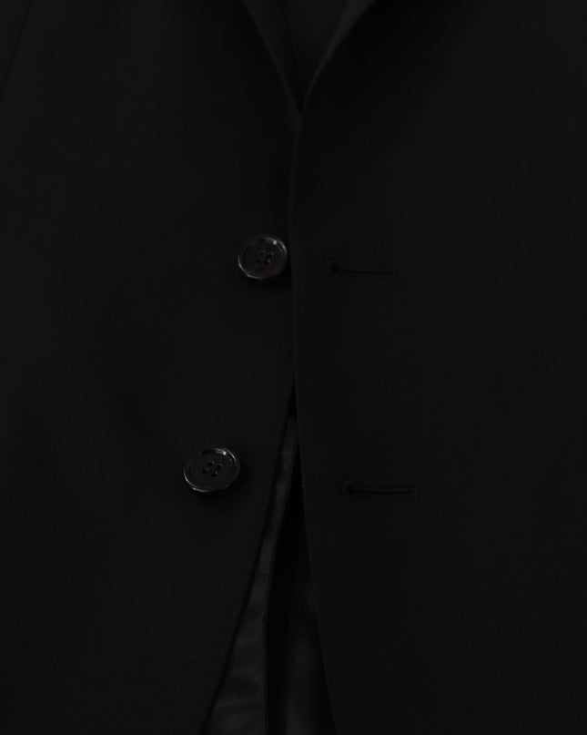 Dolce & Gabbana Elegante, schmal geschnittene schwarze Blazerjacke