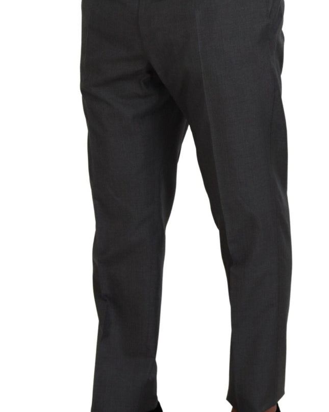 Dolce & Gabbana Schlanker dreiteiliger Anzug Martini Silver Slim Fit
