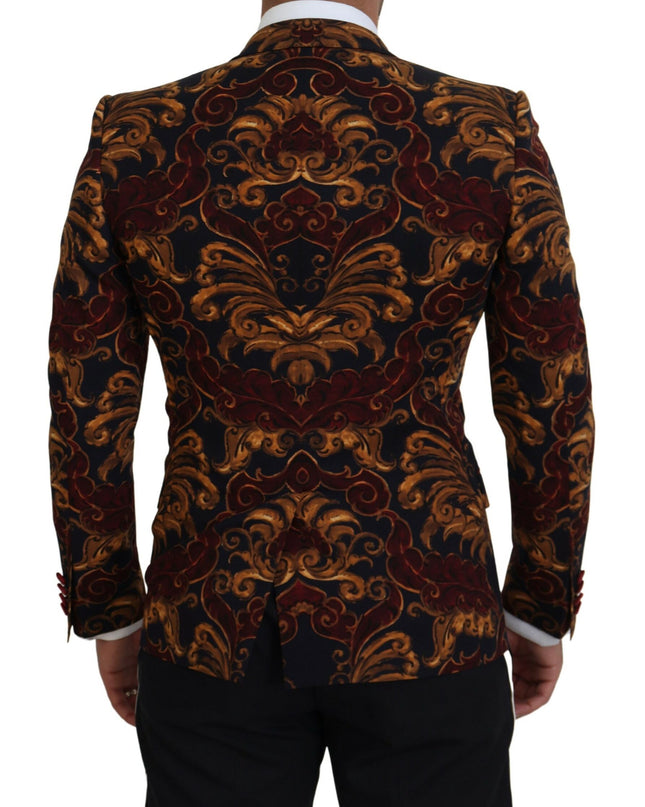 Dolce & Gabbana Eleganter Multicolor-Blazer aus Wollmischung