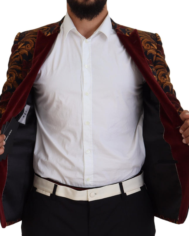 Dolce & Gabbana Eleganter Multicolor-Blazer aus Wollmischung