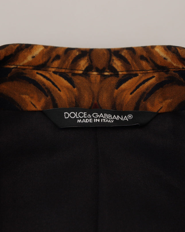 Dolce & Gabbana Eleganter Multicolor-Blazer aus Wollmischung