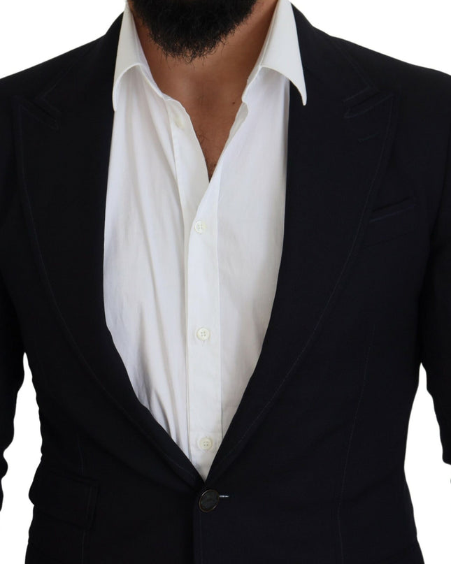 Dolce & Gabbana Eleganter schwarzer einreihiger Blazer