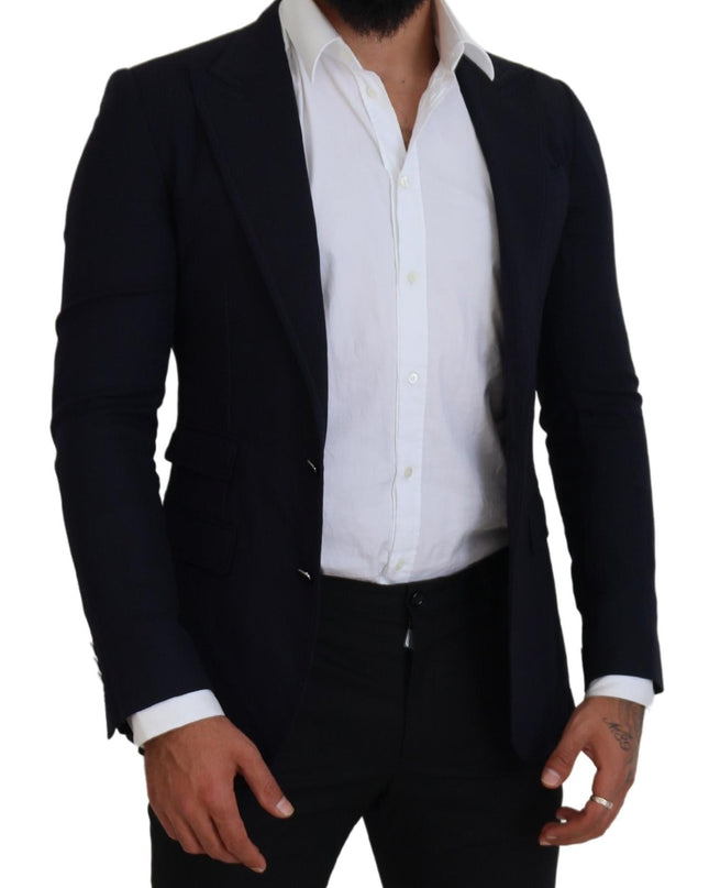 Dolce & Gabbana Eleganter schwarzer einreihiger Blazer