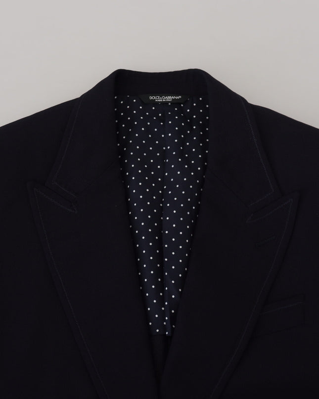 Dolce & Gabbana Eleganter schwarzer einreihiger Blazer
