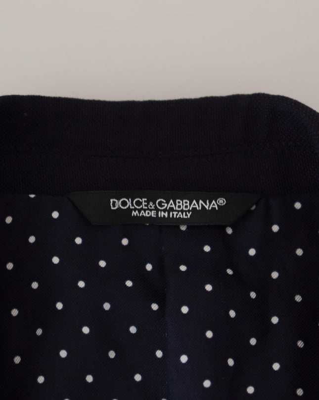 Dolce & Gabbana Eleganter schwarzer einreihiger Blazer