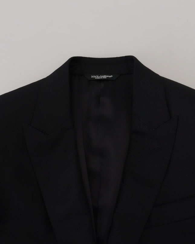 Dolce & Gabbana Eleganter Martini-Stil Schwarzer formeller Blazer