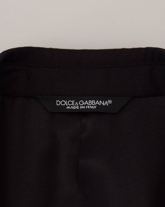 Dolce & Gabbana Eleganter Martini-Stil Schwarzer formeller Blazer