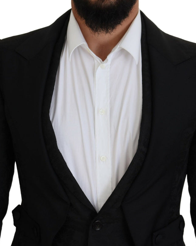 Dolce & Gabbana Eleganter schwarzer Martini-Anzug für den modernen Mann