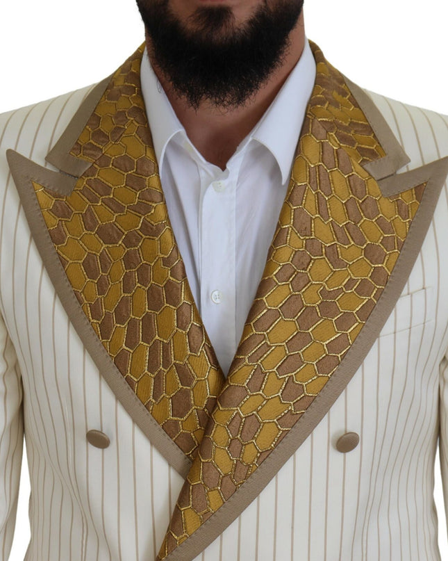 Dolce & Gabbana Eleganter Zweireiher in Weiß