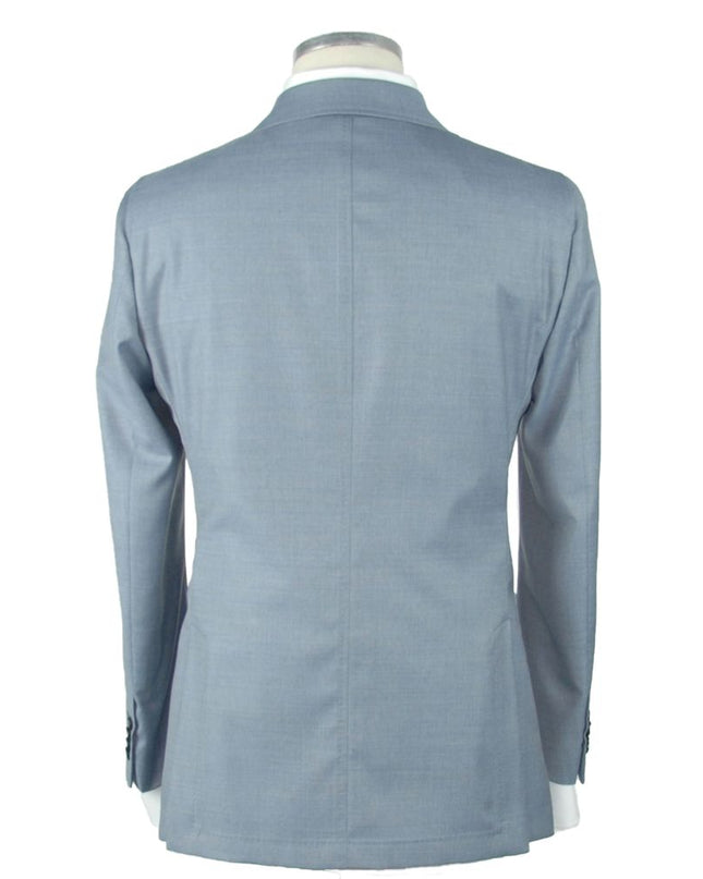 Emilio Romanelli Blazer aus hellblauer Wolle für Männer