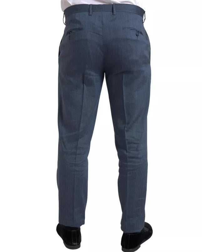Dolce & Gabbana Blauer 2-teiliger einreihiger NAPOLI-Anzug