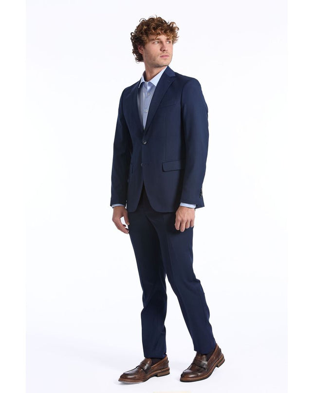 Baldinini Trend Blauer Wollanzug für Männer